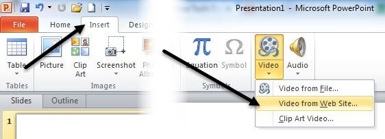 how do you embed a youtube video in powerpoint for mac